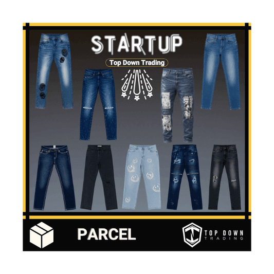 Wholesale Branded Jeans Reseller Startup Box