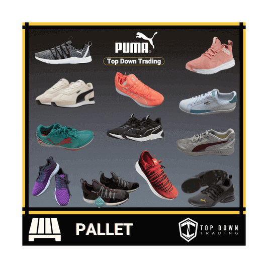 Wholesale Branded Puma Trainers Liquidation Pallet