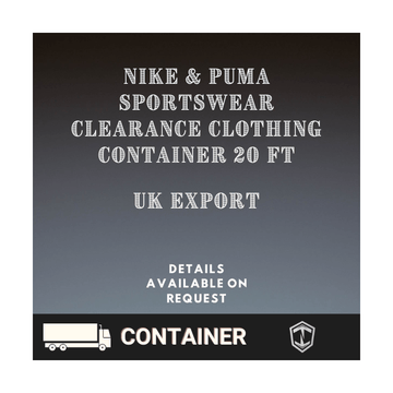 Wholesale Clearance Nike/Puma Sportswear Container