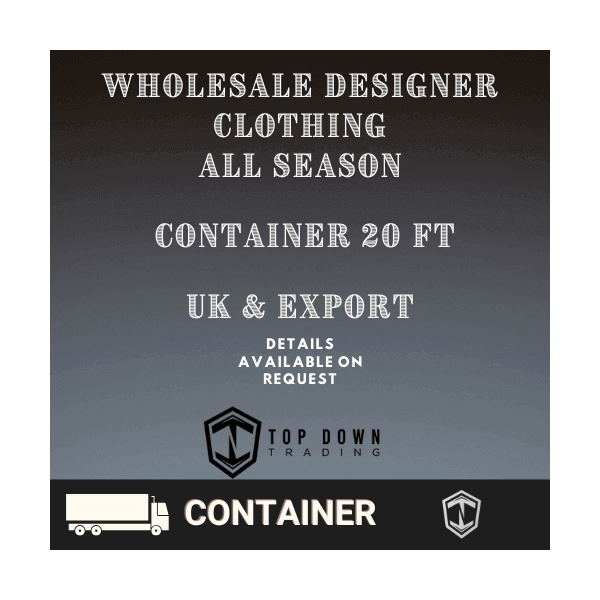 Wholesale Designer Clothing Container 20ft