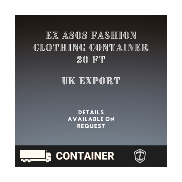 Wholesale Ex Asos Fashion Clothes Container 20ft Expo