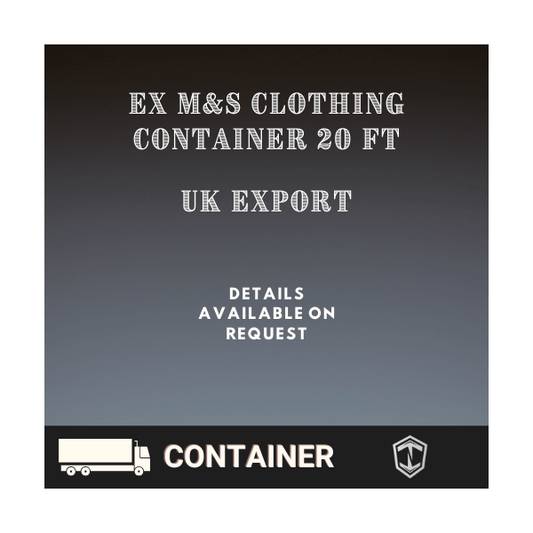 Wholesale Ex M&S Clothing Container 20ft Export