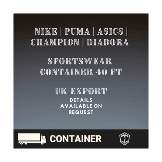 Wholesale Mix Brand Sportswear Container 40 Ft