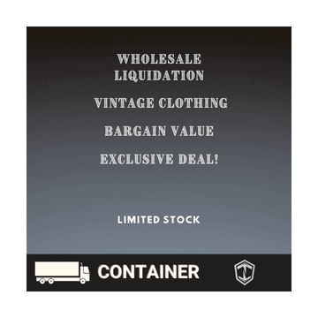 Wholesale Vintage Clothing Bulk Container Deal