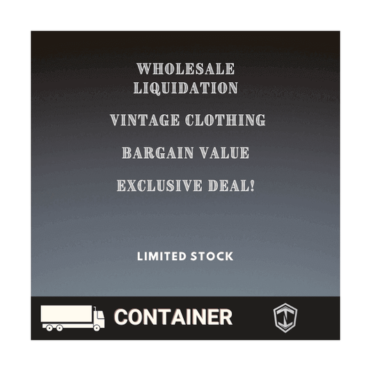 Wholesale Vintage Clothing Bulk Container Deal