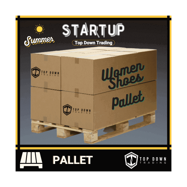 Women's Summer Shoes Startup Business Pallet