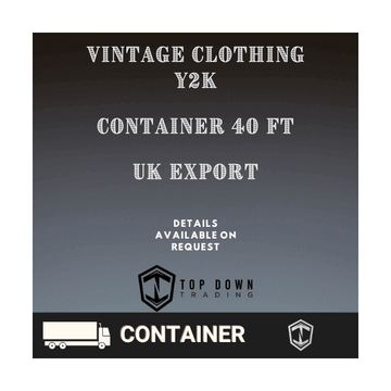 Y2K Clothing Vintage Wholesale Container 40ft